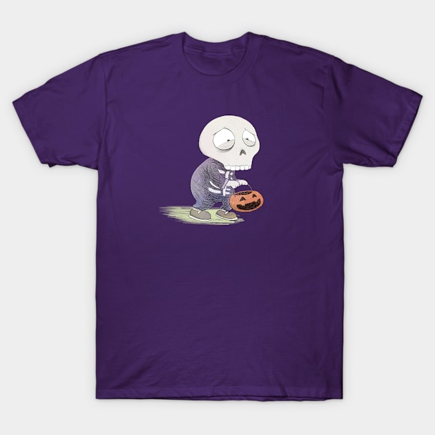 Skull Boy T-Shirt by NinoBalitaIllustration